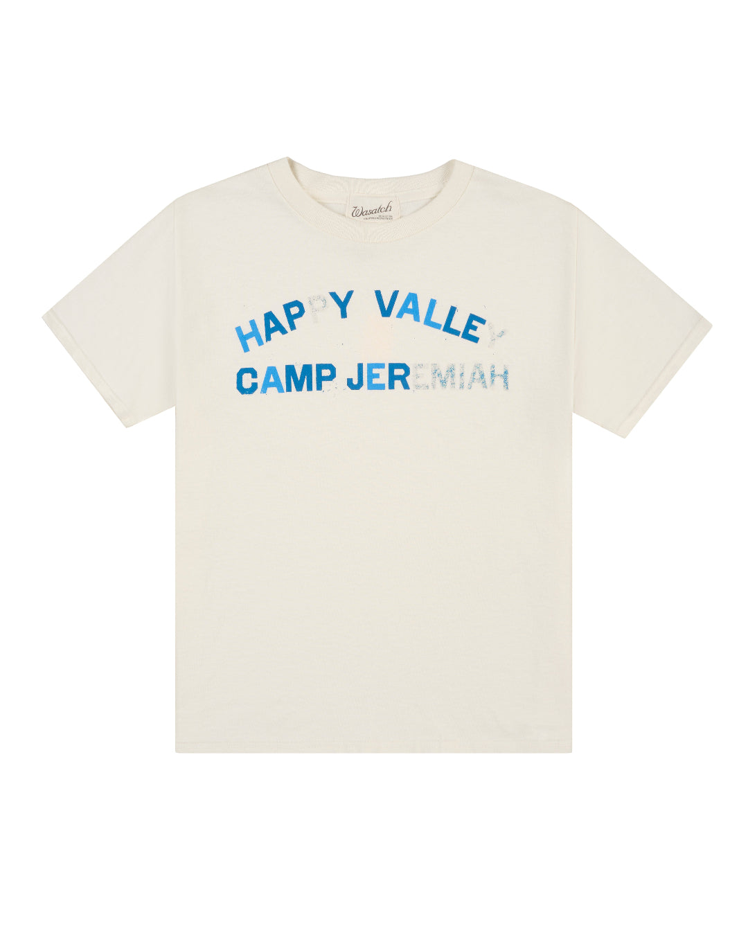 W.P.C. Sentimentals - Wasatch Products -  Happy Valley Camp Jeremiah -  Vintage Style T Shirt - Color White